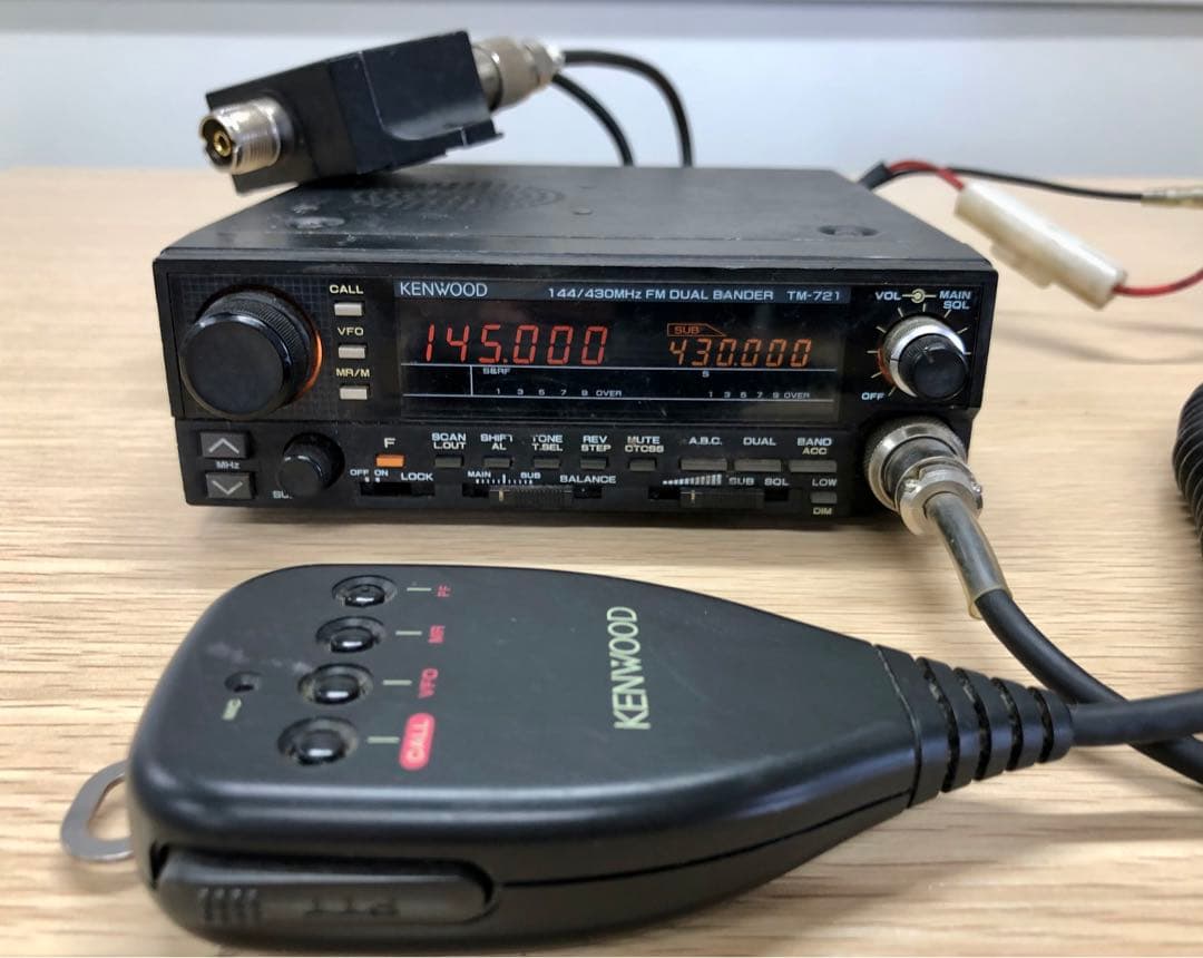 ケンウッドアマチュア無線機 144/433MHz デュアルバンド TM-721G