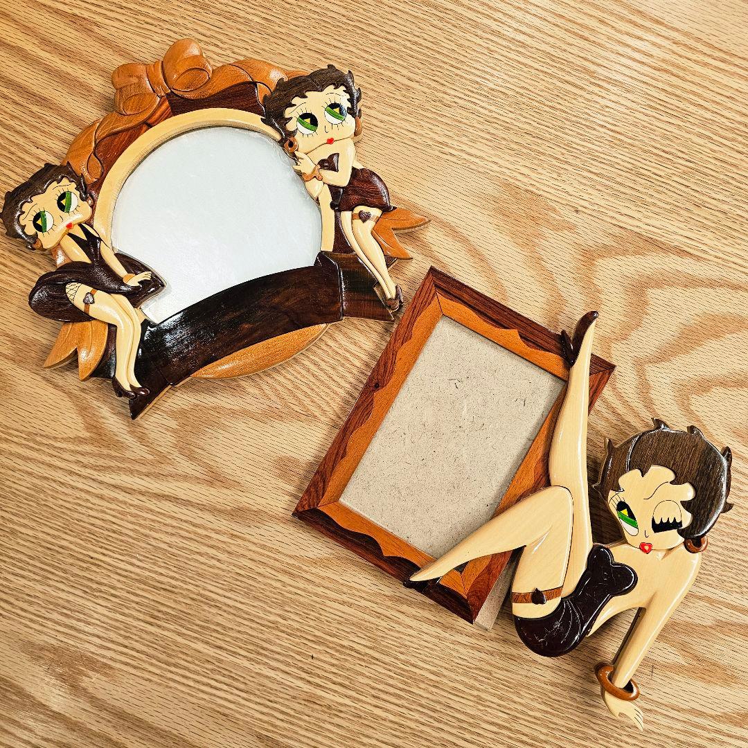 ☆【希少】ベティちゃん ミラー&フォトフレーム(写真立て) セット