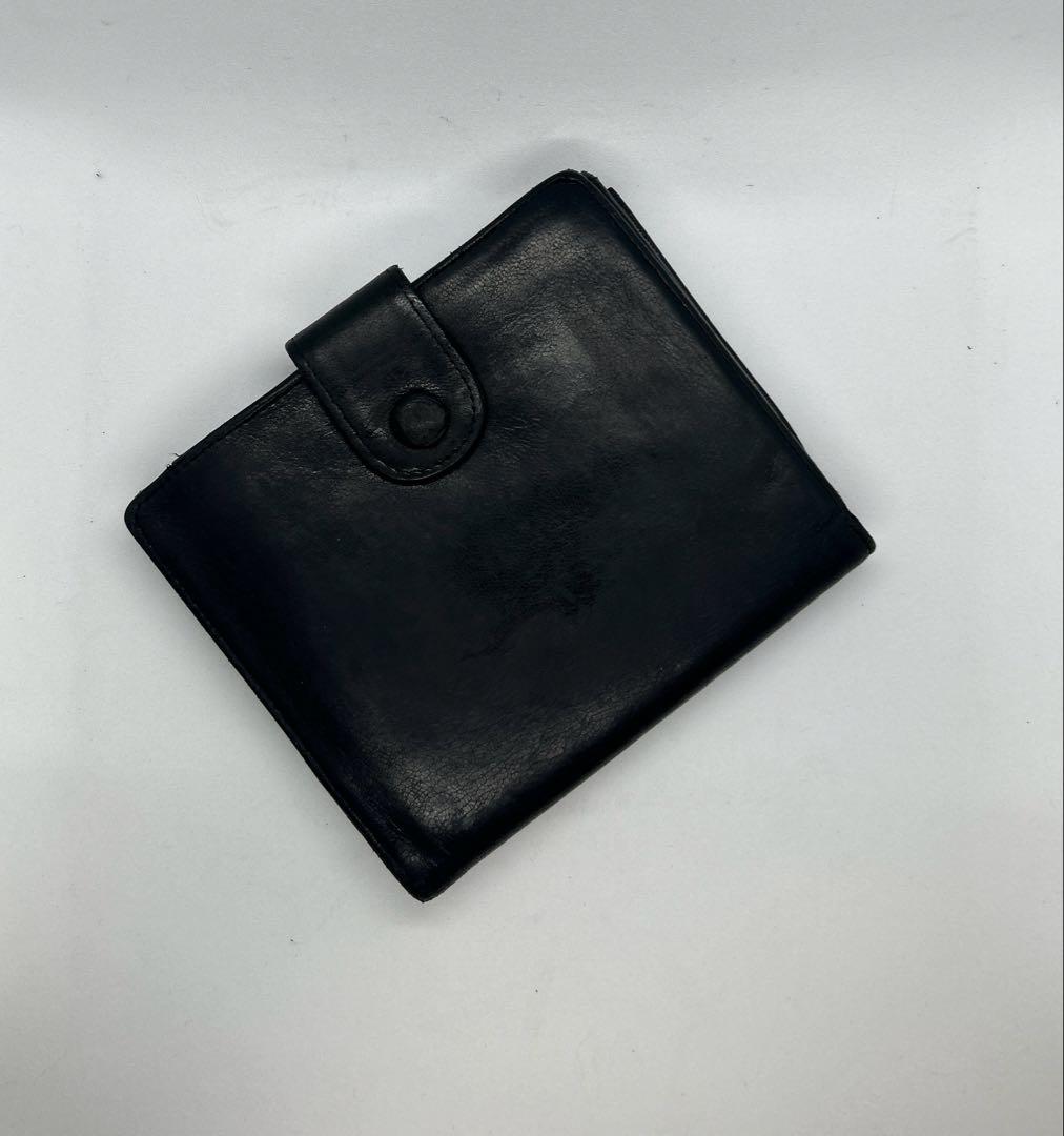 CHANEL　シャネル　二つ折り財布　ココマーク　ラムスキン/604