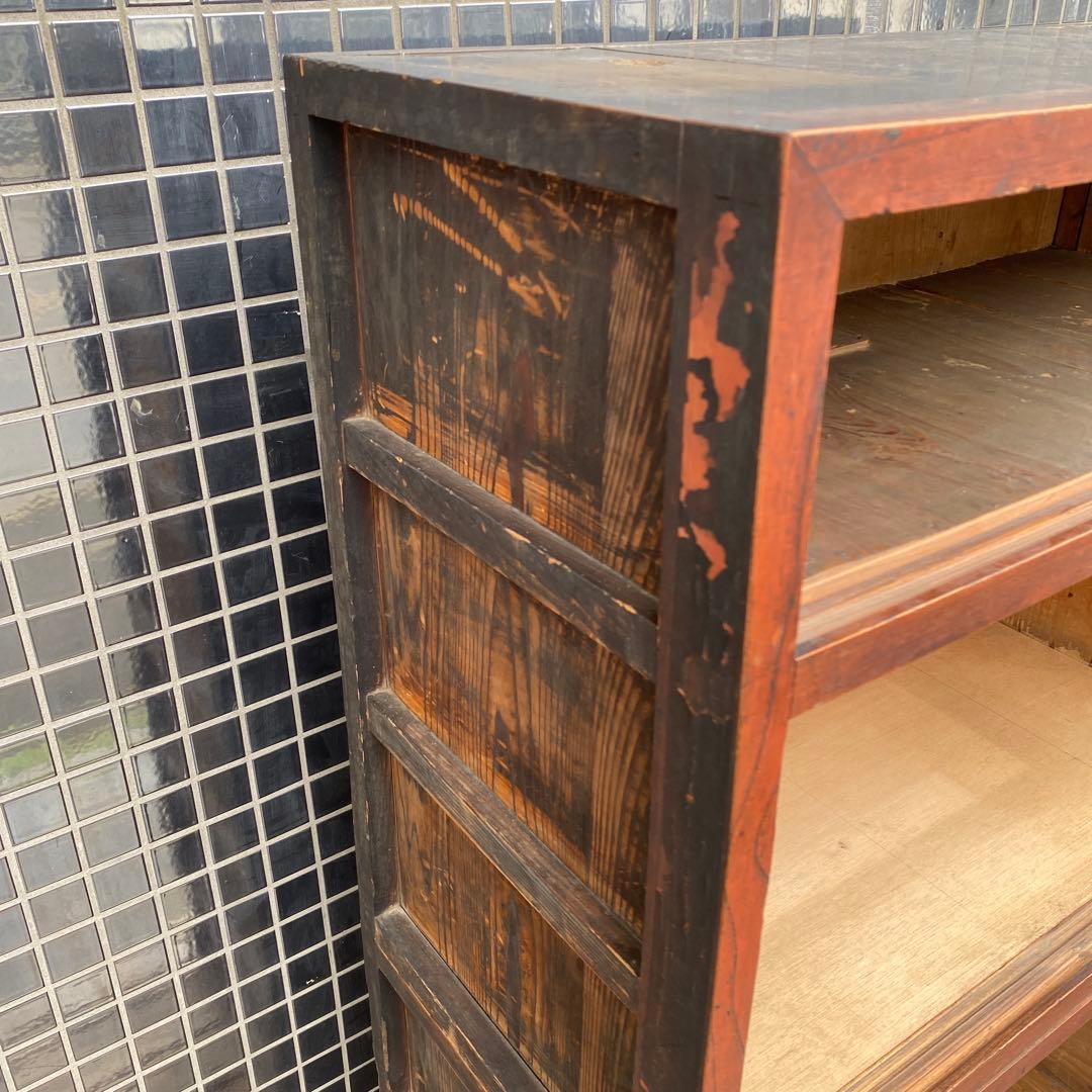 時代物 水屋箪笥 骨董品 和家具 アンティーク家具 店舗什器 古民家