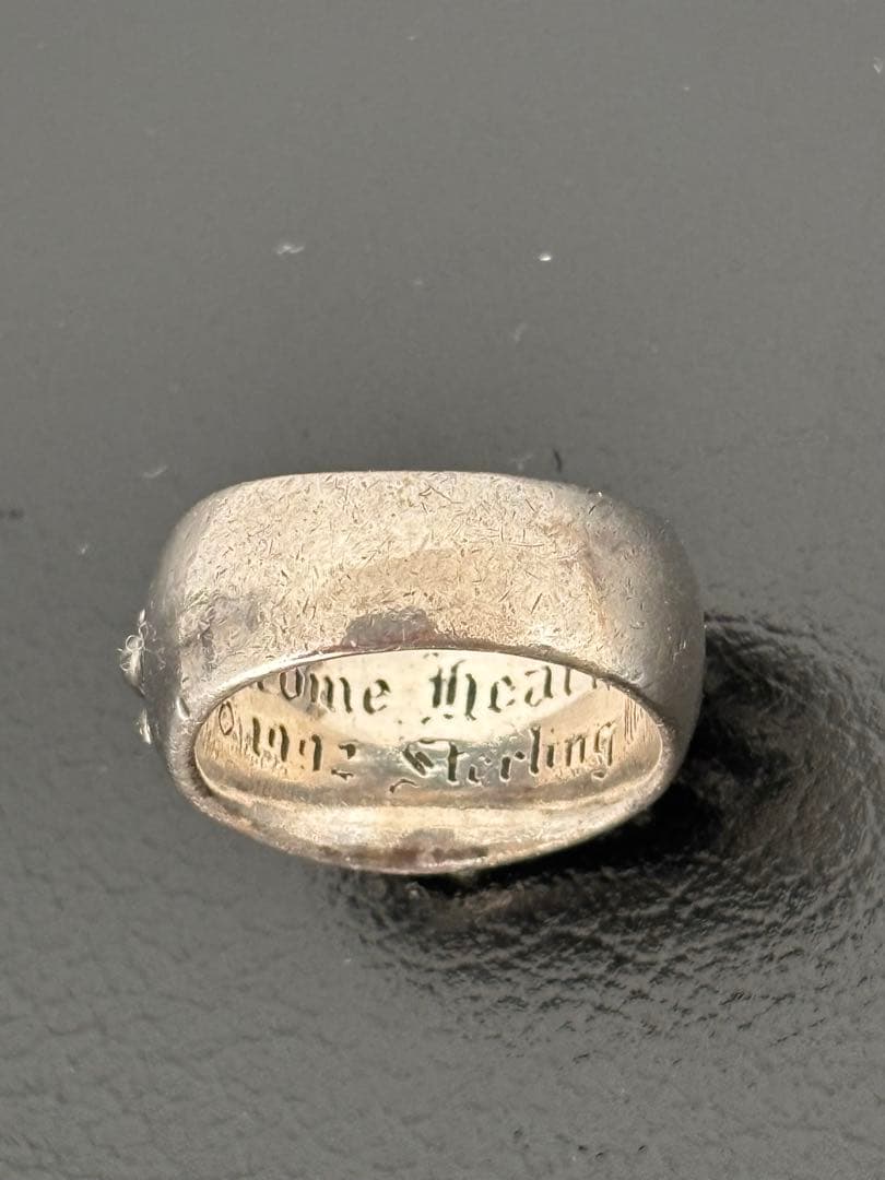 クロムハーツ　フローラルクロスリング　18号