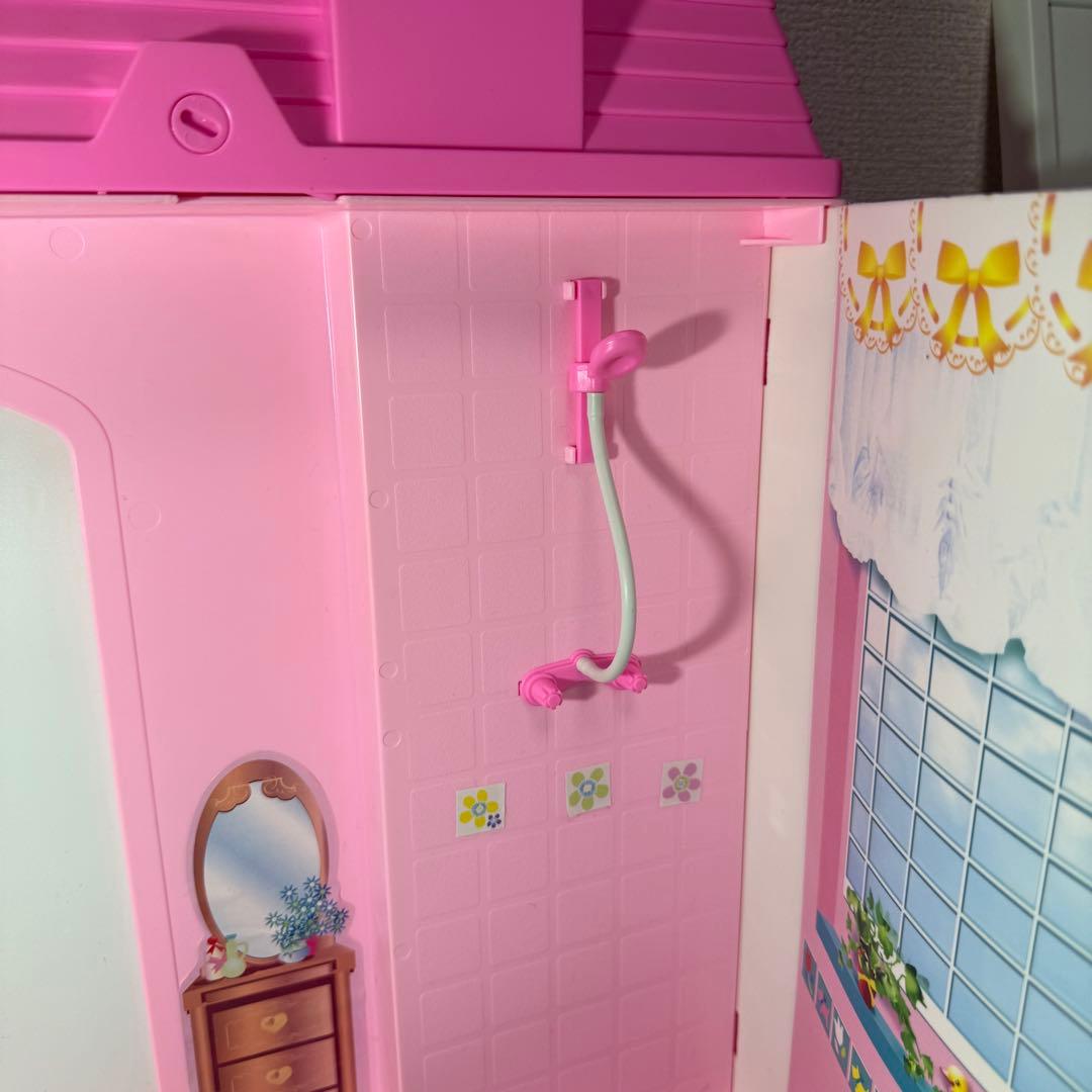 30年前の希少品】バービーハウス 鍵付き ピンクハウス 昭和レトロ フル