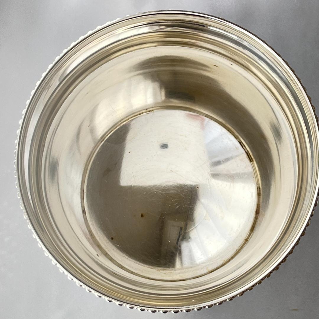 【英国】ライオンのアイスペール / トング【シルバープレート】