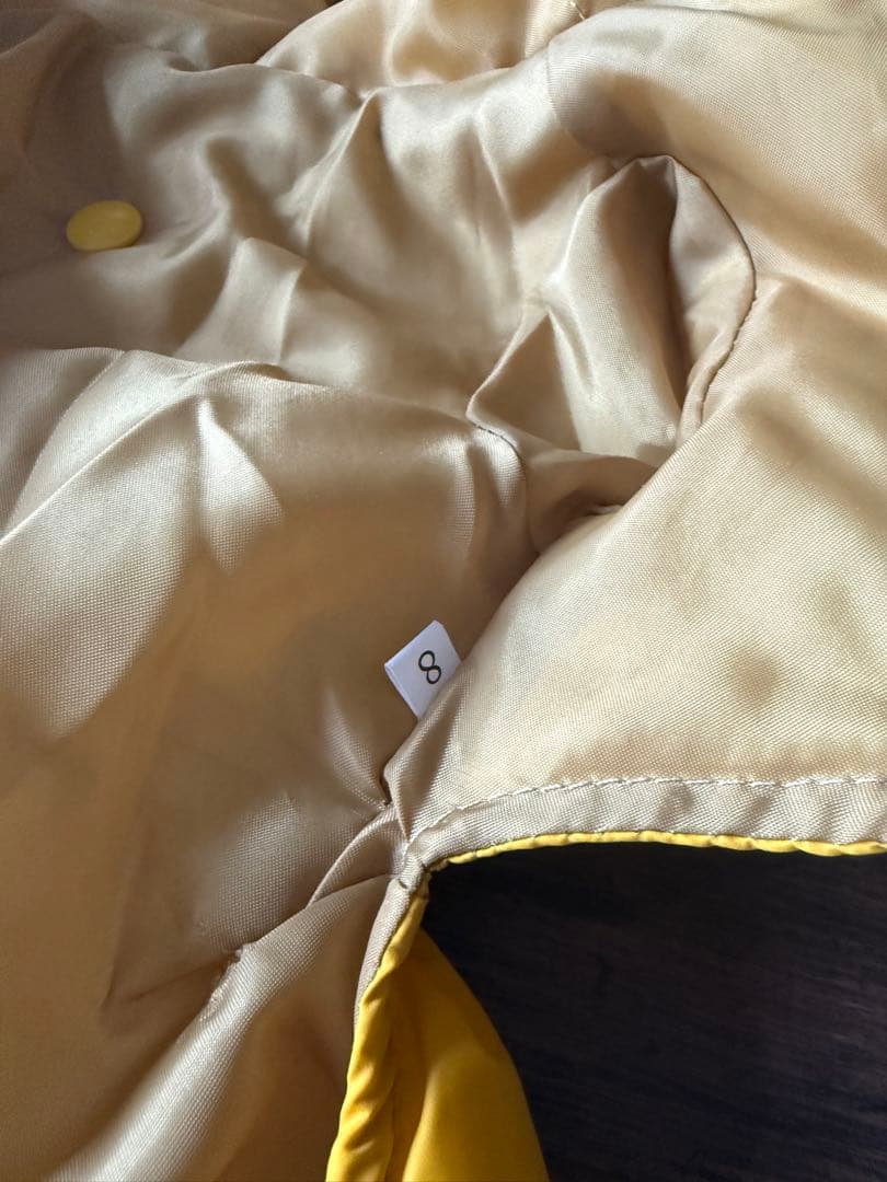 美品】MONCLER 犬服 フード付き黄色 小型犬用