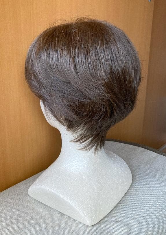 らむね　ジュリアオージェ　人毛MIX　クレバーショート　ナチュラルブラウン