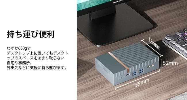 ミニPC 第13世代インテル Core i9-13900H 14コア ミニPC 第13世代