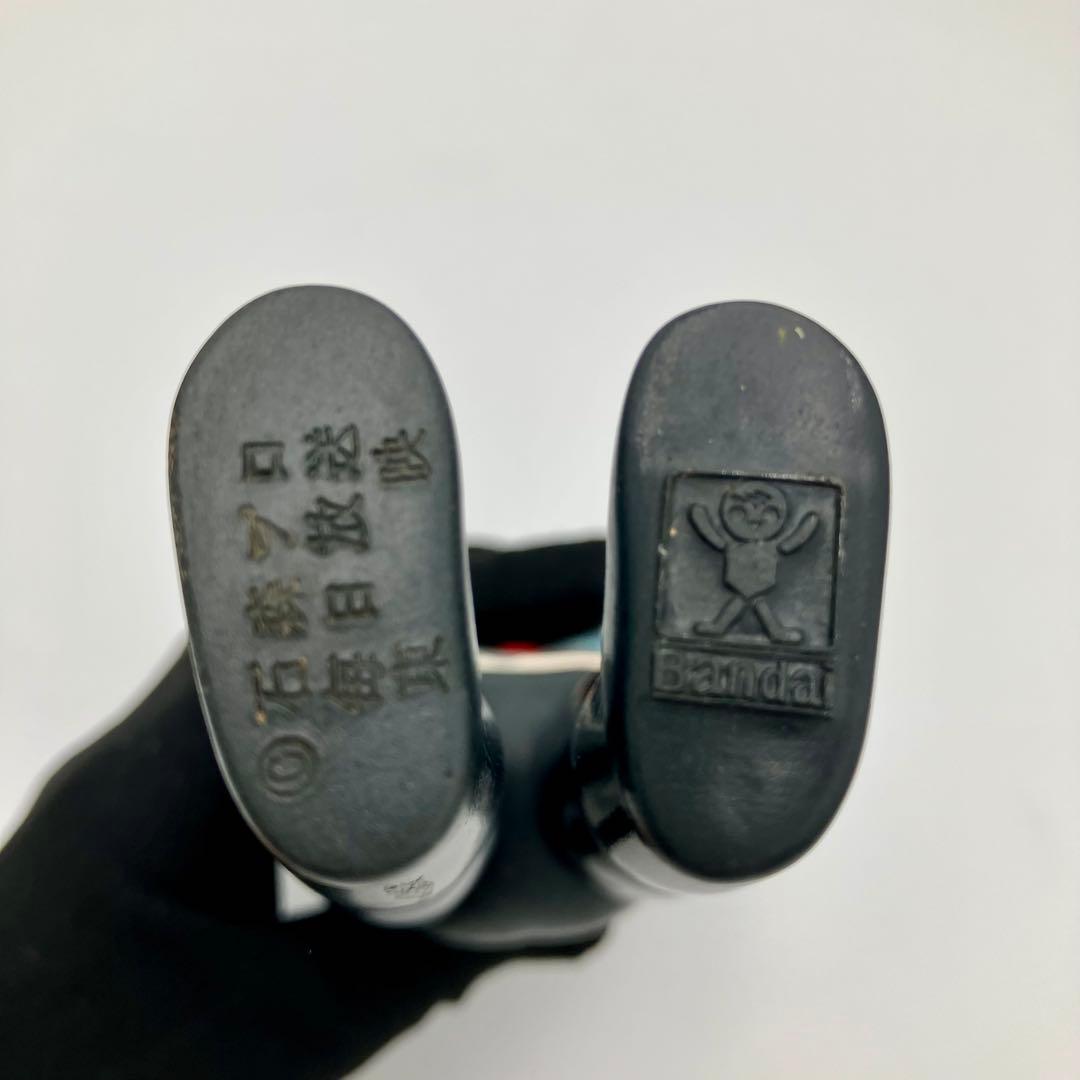 旧バンダイ 仮面ライダー 面取れ ソフビ フィギュア マフラー・ブーツ欠品