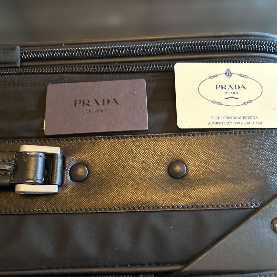 PRADAキャリーバックV142黒ナイロン旅行。サクランボさん専用商品