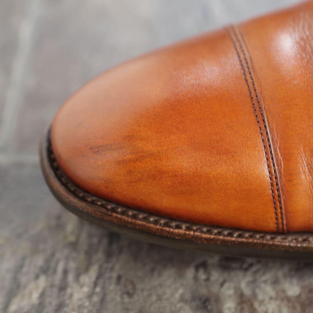 リーガル　内羽根ストレートチップ　265 茶