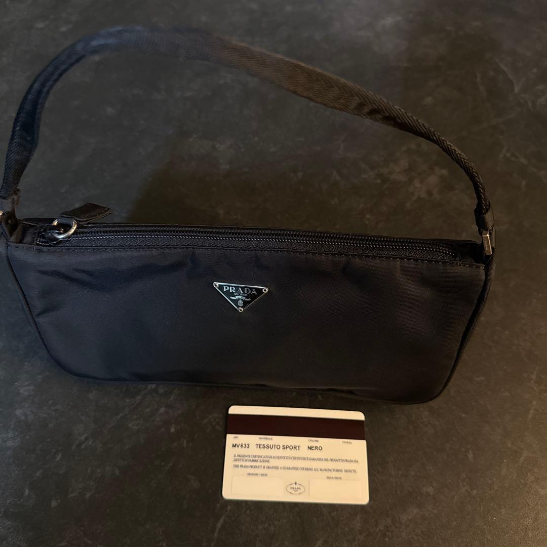 プラダ MV633 アクセサリーポーチ ミニバッグ ポーチ ブラック