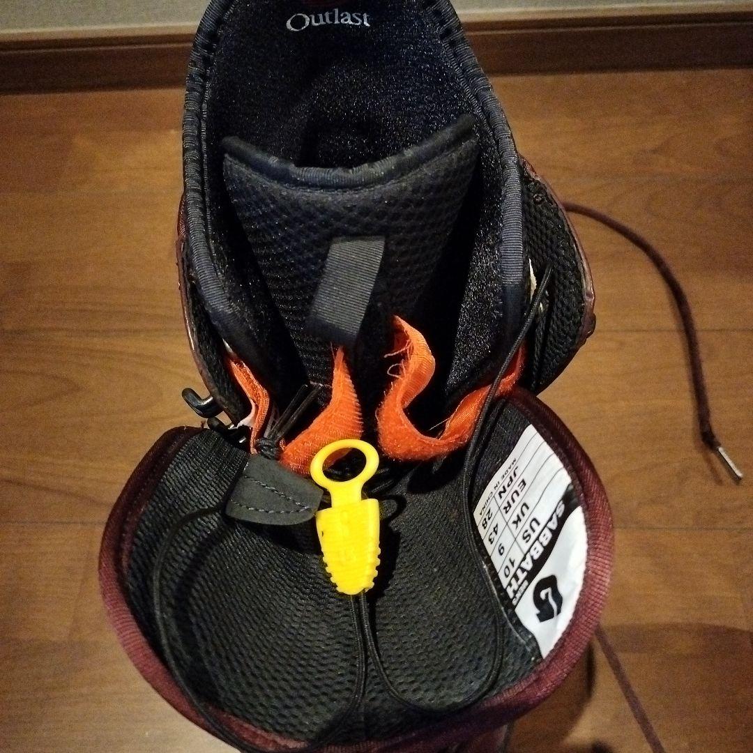 BURTON SABBATH 28cmブーツ(男性用) バーガンディ