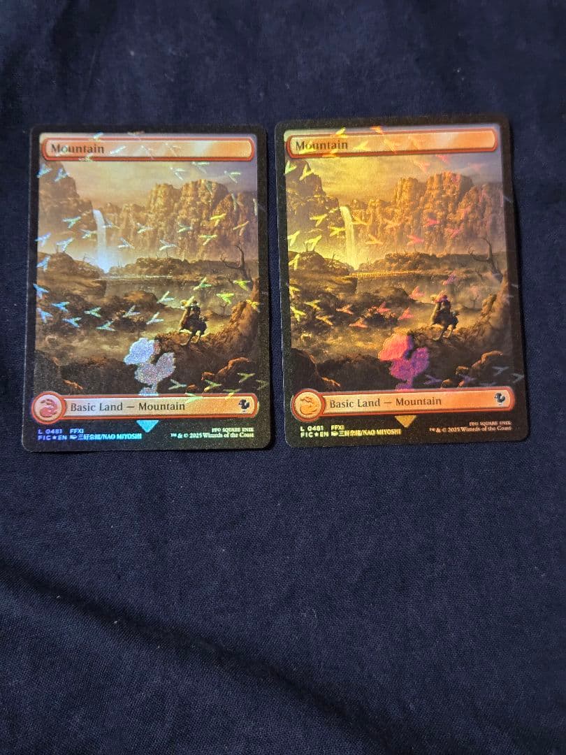 MTG 英語版 チョコボトラック・Foil 基本土地セット チョコボバンドル