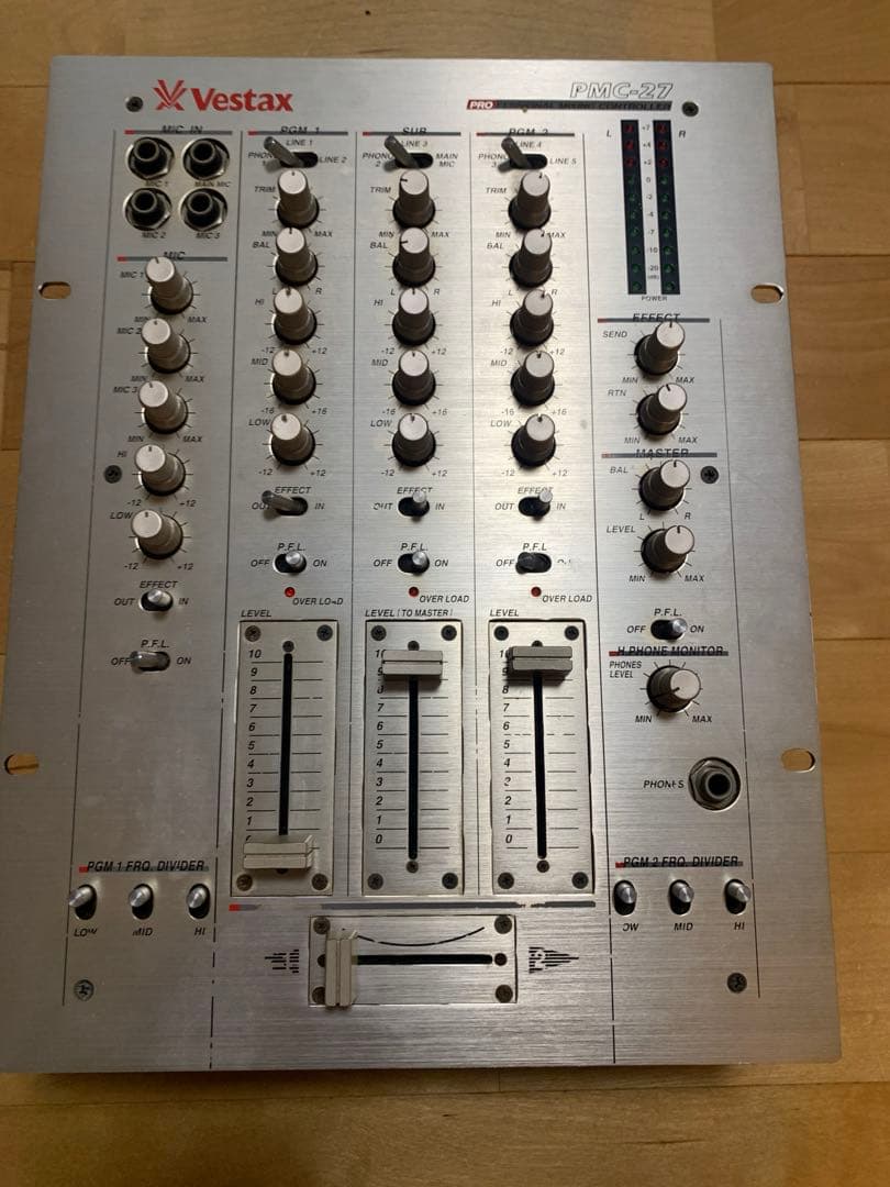 Vestax PMC-27 DJミキサー ジャンク Vestax PMC-27mk2 ジャンク扱い DJミキサー Vestax : PMC-27 - 中古