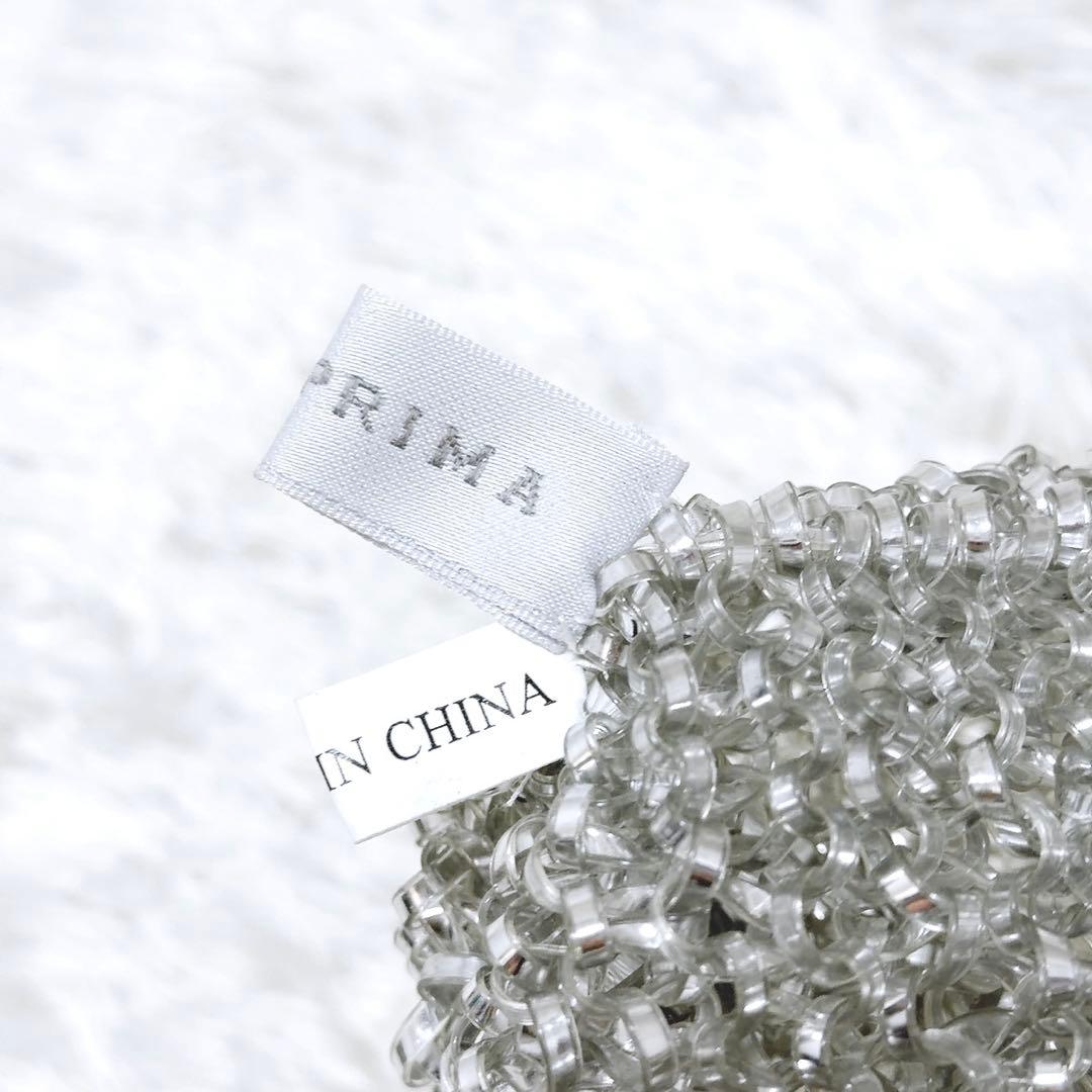 美品✨アンテプリマ　ワイヤーバッグ　スタンダード　スクエア ミディアム　シルバー