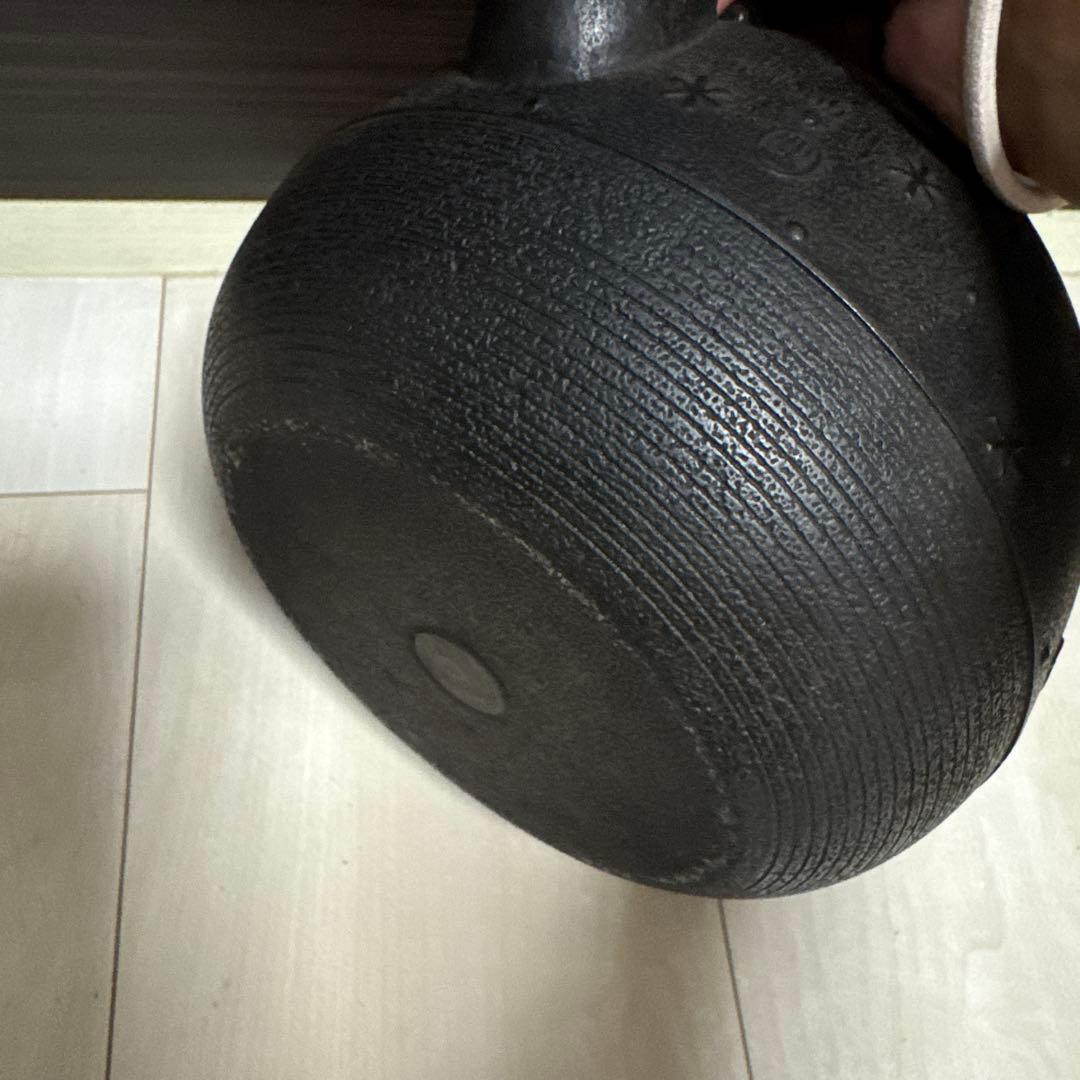 美品】高橋大益 南部鉄瓶 鋳鉄製鉄瓶 六花 刻印、箱あり IH可