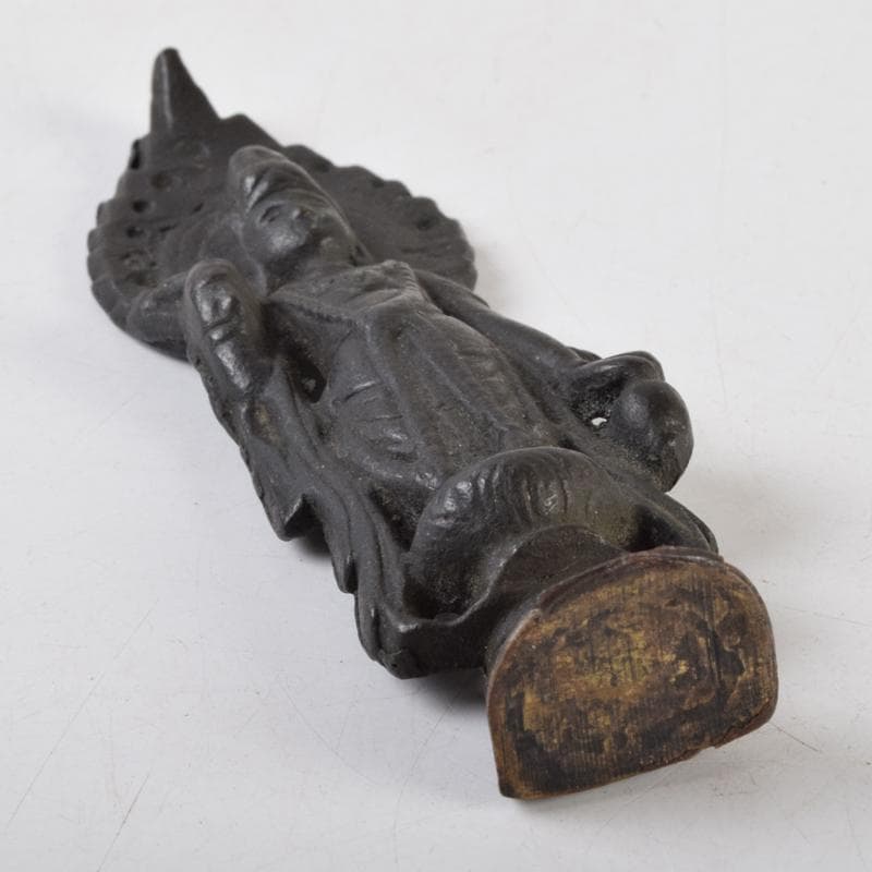 仏教美術 古銅 観音像 仏像 置物 C 9103