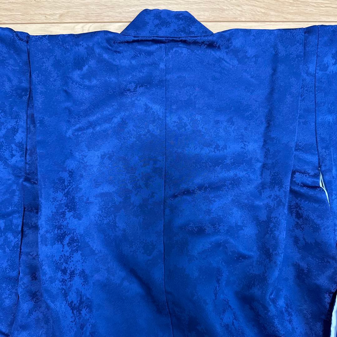 羽織袴 七五三 男の子 12点フルセット 着物 鷹宝船5歳 青 京超