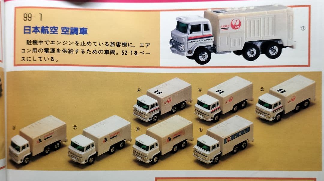 《黒箱トミカ99-1-1》日本航空空調車【初期ロットドアラベル】未使用超美品