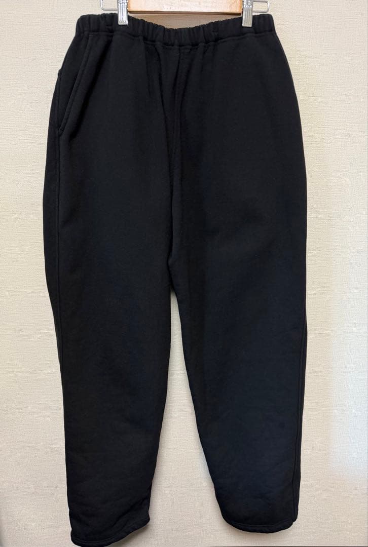 【COMOLI】コットン裏毛 ジップパーカ&パンツ　セットアップ