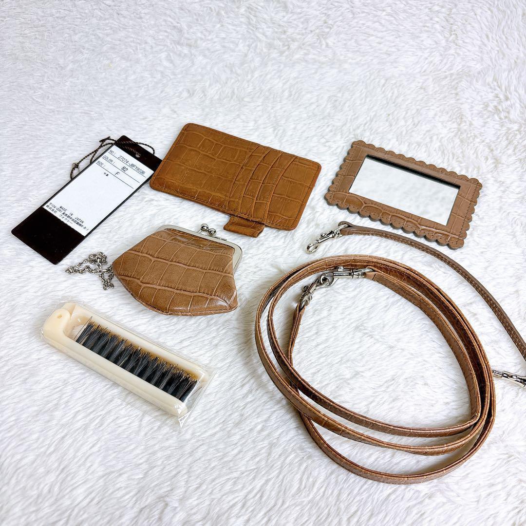 FOXEY マカロンバッグ 型押し everyday success bag