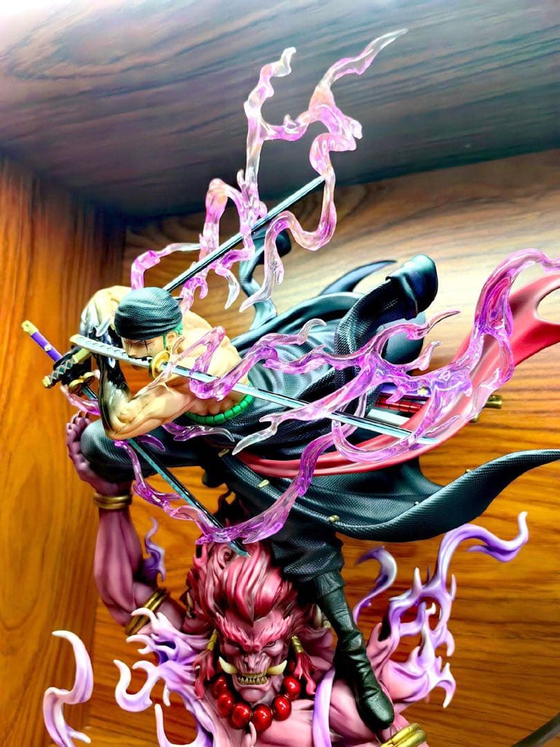 ワンピース 【地獄阿修羅】ゾロ フィギュア 塗装済み完成品 ガレージキット