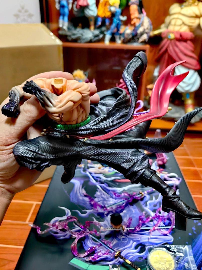 ワンピース 【地獄阿修羅】ゾロ フィギュア 塗装済み完成品 ガレージキット