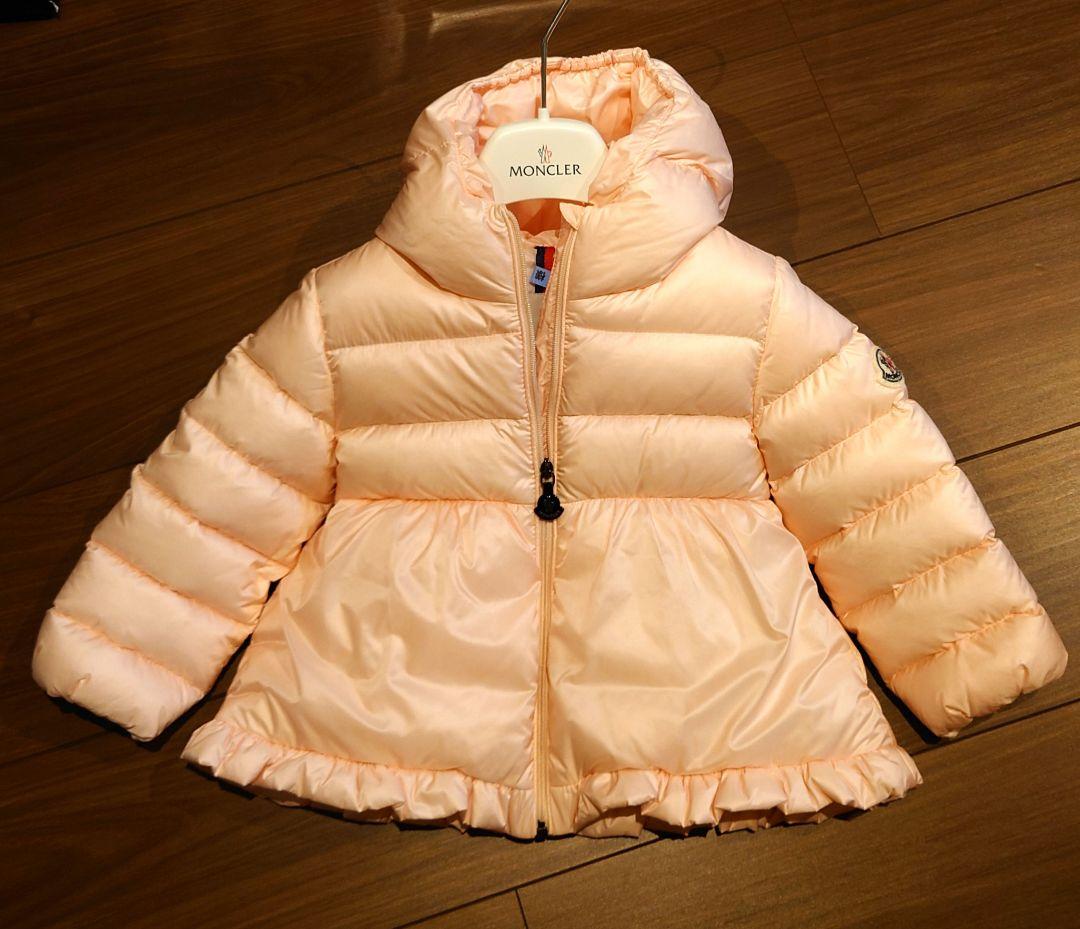 【美品】MONCLER ピンク キッズ ダウンジャケット