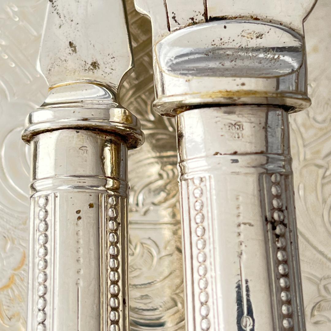 【Martin & Hall】【純銀ハンドル】ビクトリアンの サーバーセット