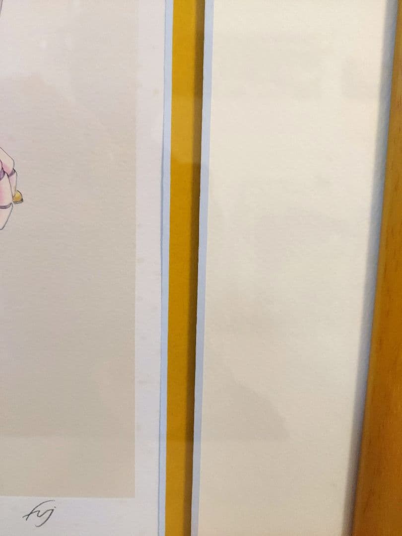 【直筆サイン入り！】サクラ大戦　リトグラフ「花」藤島康介　複製原画