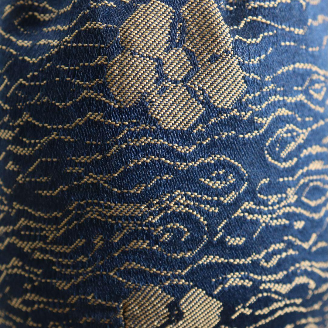 加藤唐三郎作 古瀬戸 肩衝茶入 波上梅緞子 茶道具 共箱