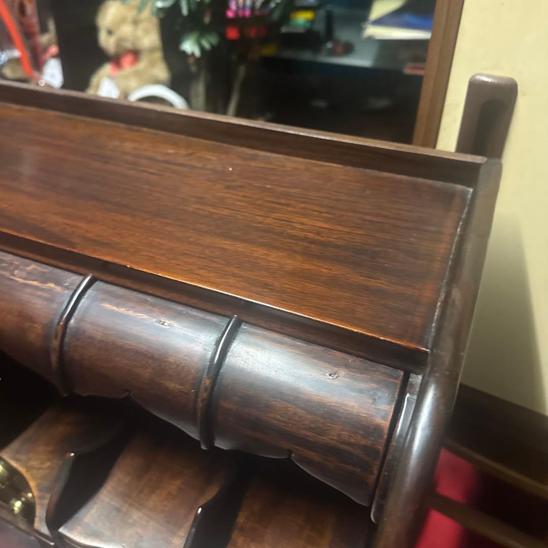 輸入家具 マホガニー ダークブラウン イギリス ライティングデスク