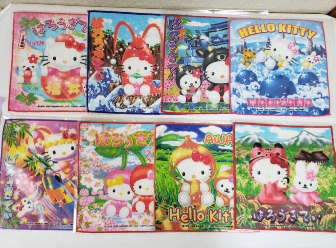 ハローキティ ご当地タオル 115枚セット