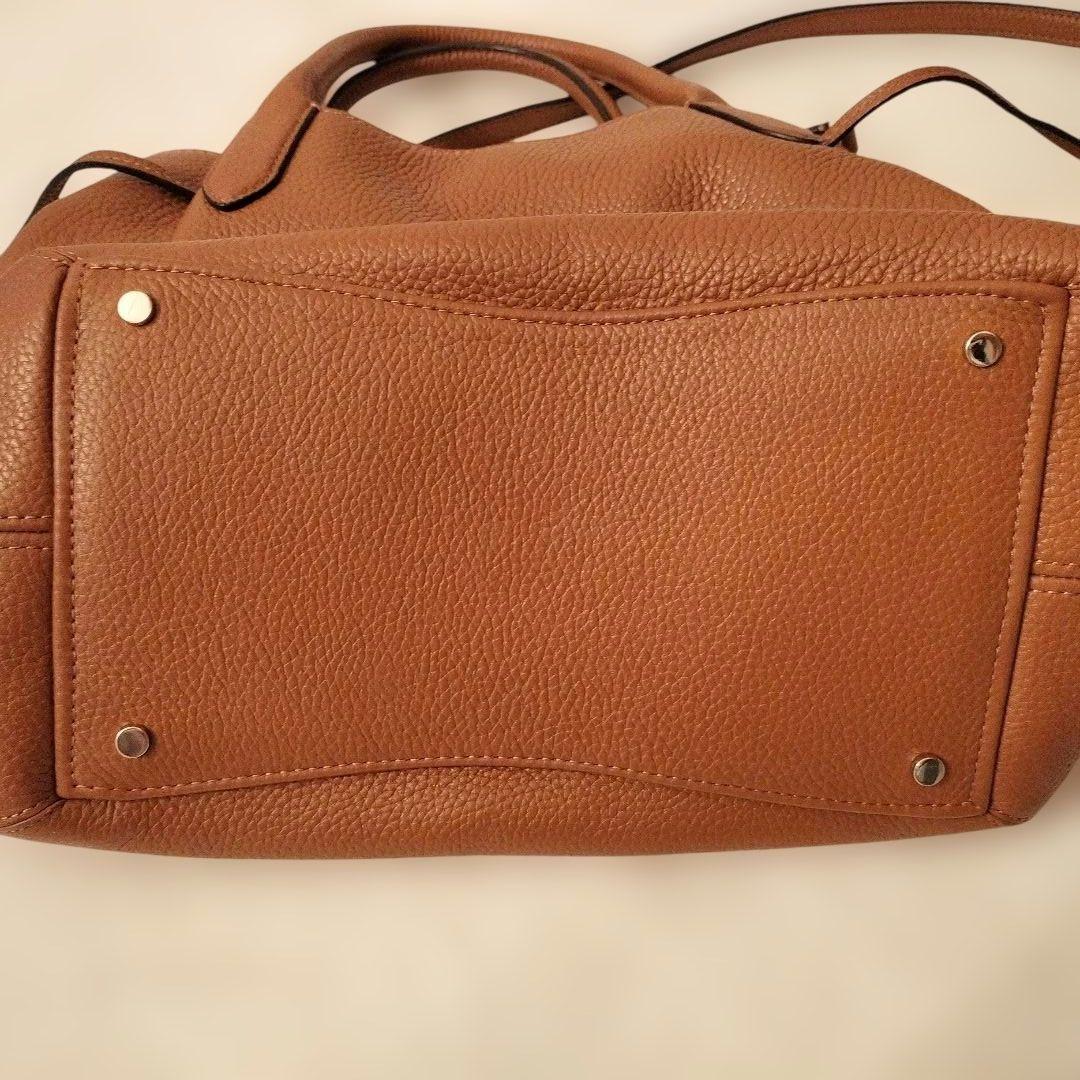 【極美品】ケイトスペード ダンプリング ラージ サッチェル ブラウン レザー