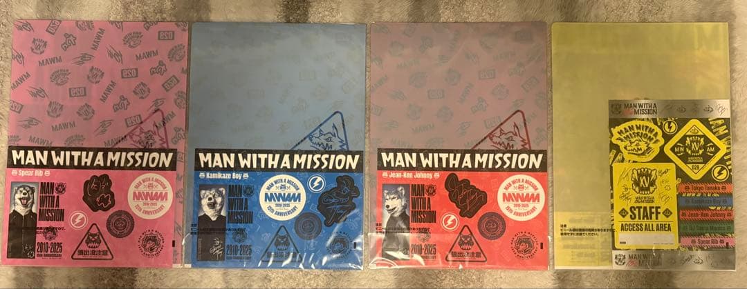 MAN WITH A MISSION 一番くじ A,H,l,J,K賞10点セット