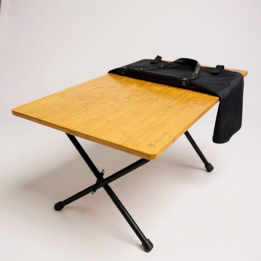 スノーピーク ワンアクションローテーブル 竹 ブラック 限定