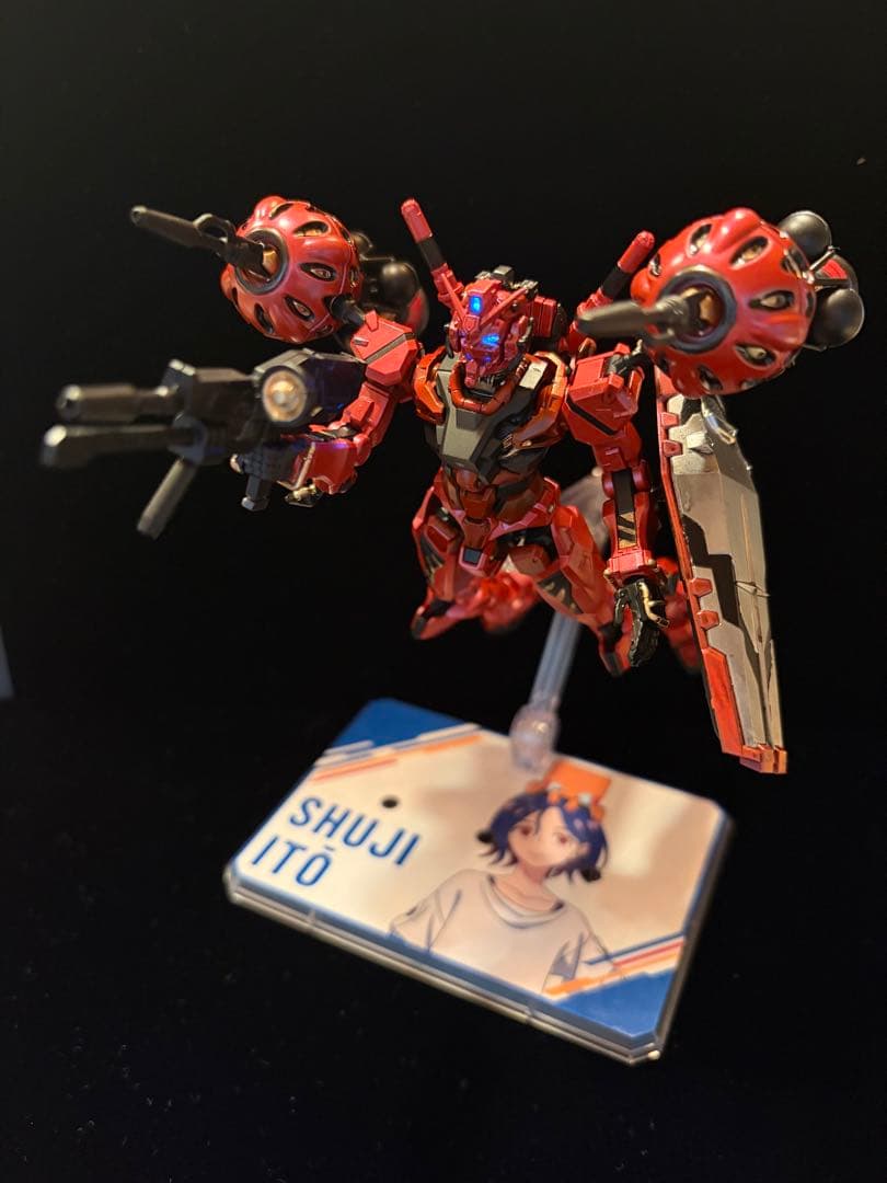 HG 1/144 赤いガンダム 全塗装+LED仕様 HG 1/144 赤いガンダム - YOの玩具箱