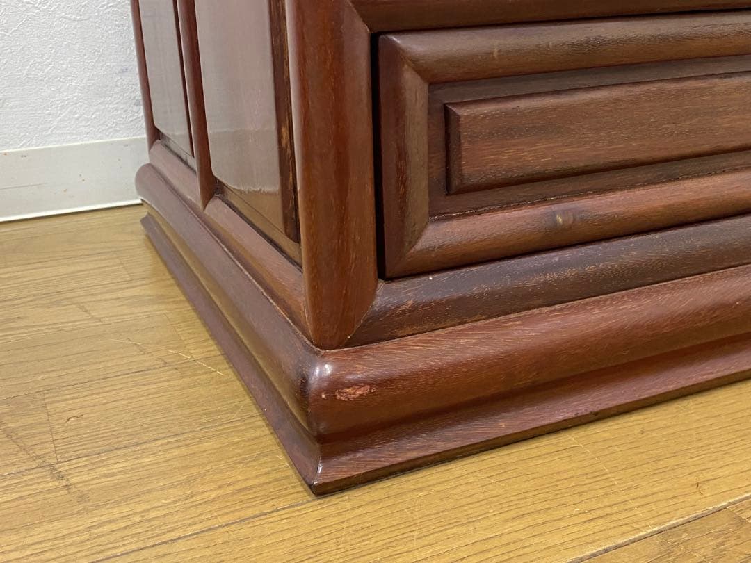 木製 唐木 花梨 チェスト 引き出し タンス インテリア 6杯