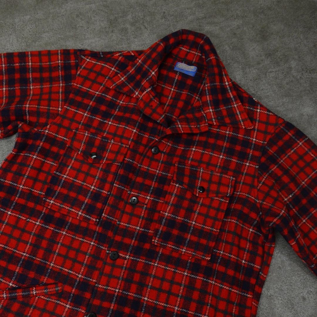 PENDLETON 70s USA製 ウールチェックジャケット TALL