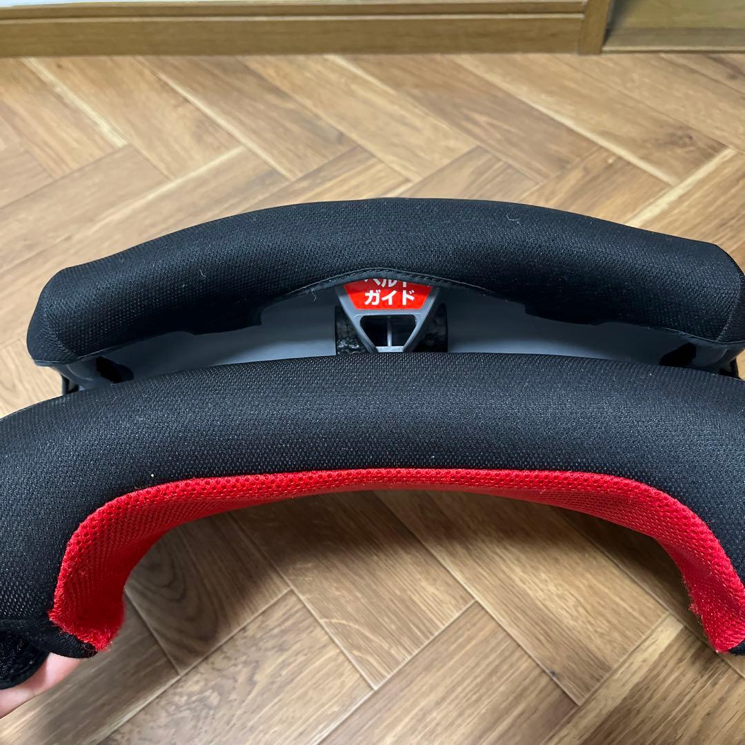 【美品】エールベベ　サラット３　ステップⅡ　グレー　ジュニアシート　AM 253