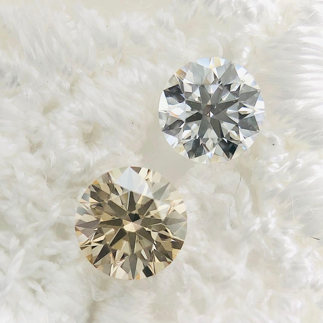 0.298ct Light Brown VS-1 Good ブラウンダイヤルース