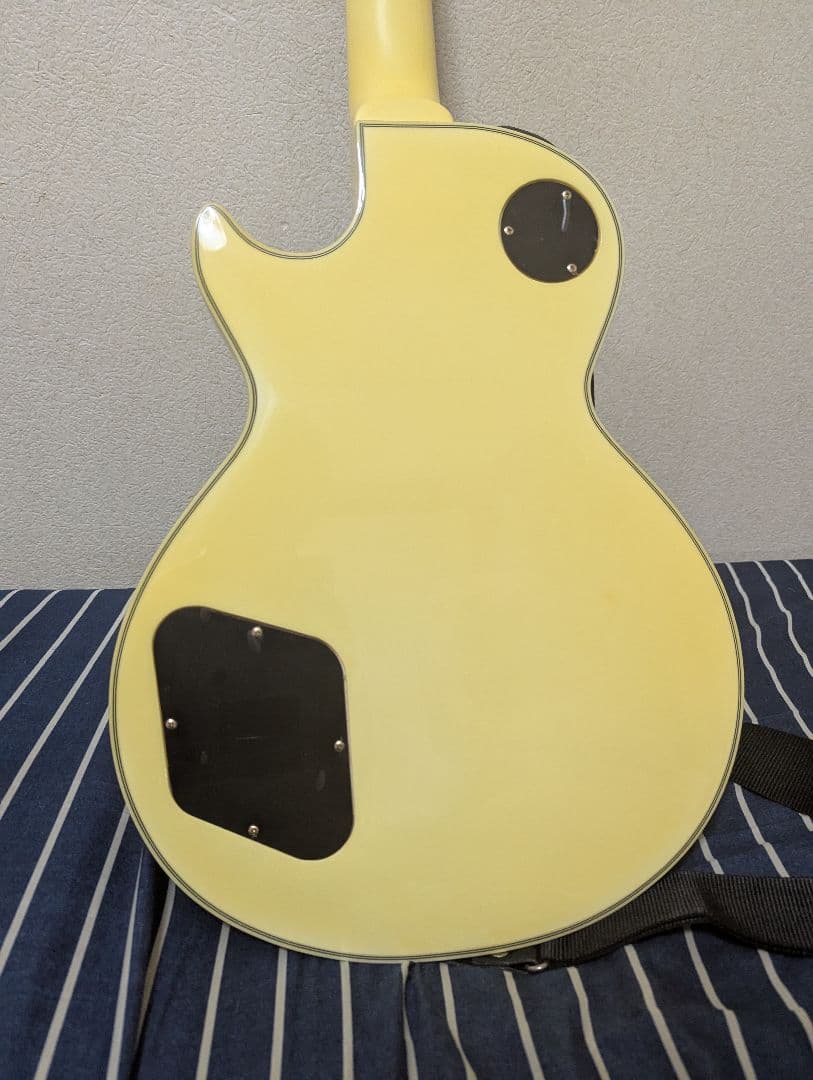 イエロー レスポールスタイル エレキギター ギターケース付き