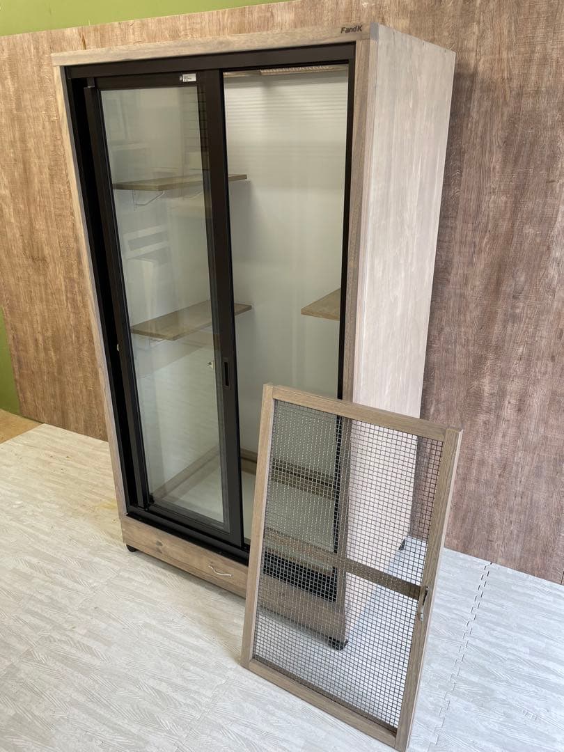 FandK爬虫類木製ケージ イグアナケージ 900×600×1600 - メルカリ