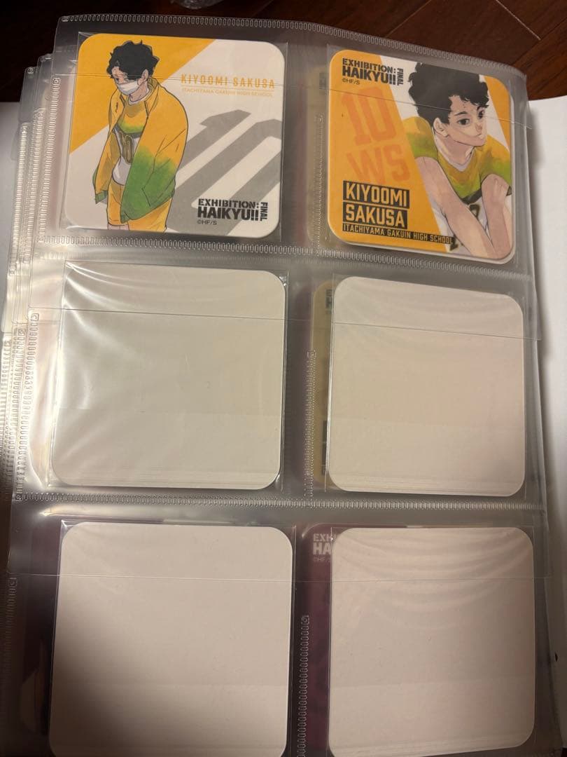 ハイキュー!! ハイキュー展 コースターBOX 第5弾 原画展 特典 48枚