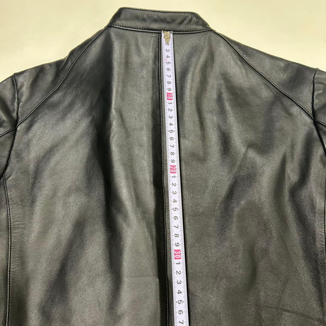 羊革 シングルライダース 黒 THE SHOP TK ラムレザージャケット