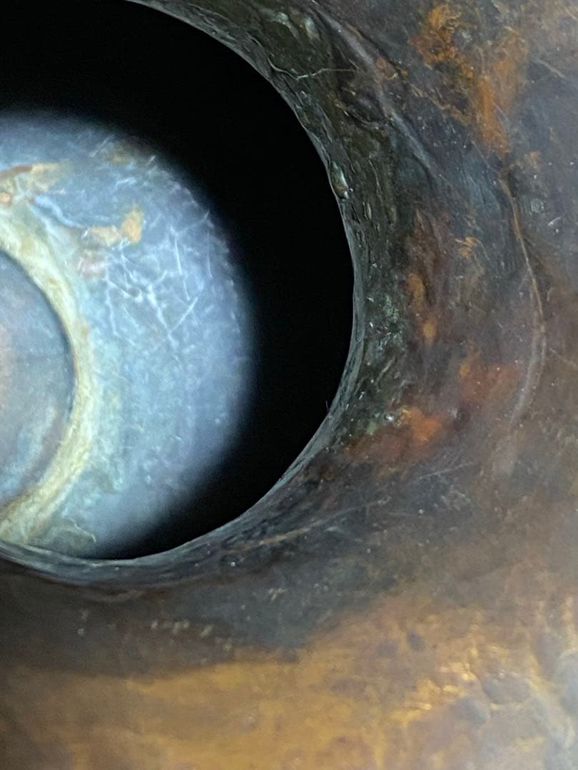 ♢鎚起銅器 ブロンズ 水差し 中東 ペルシャ〜西洋アンティーク 古美術