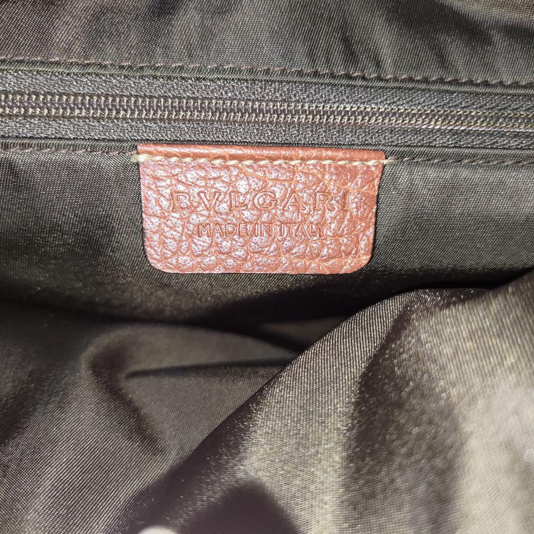 BVLGARI ABELEL オールレザー ブラウン ワンショルダーバッグ