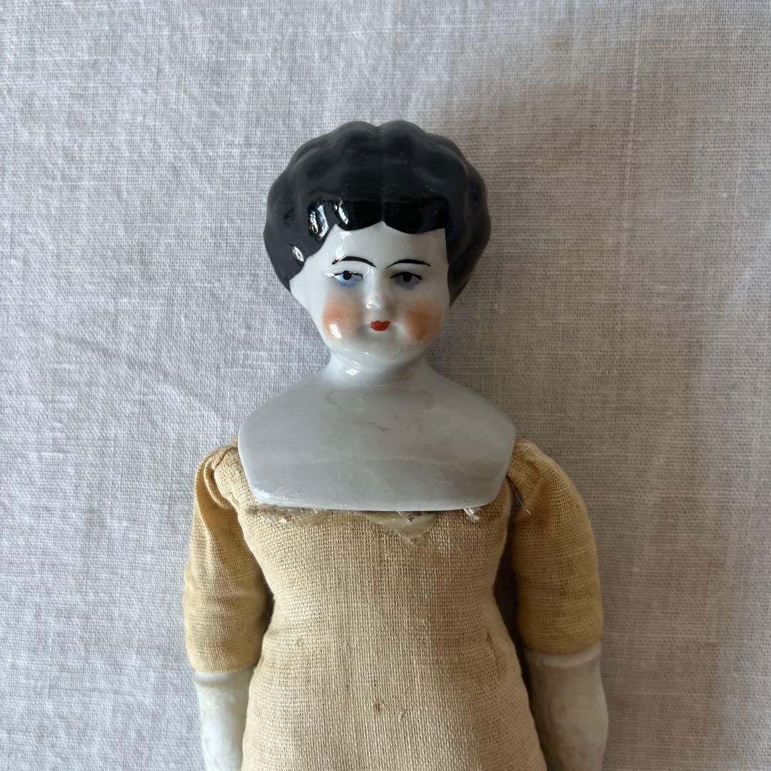 アンティーク チャイナヘッドドール ドイツ 陶器