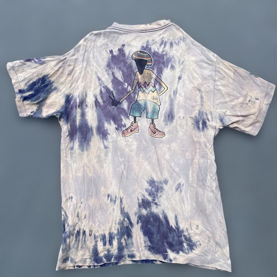 old stussy ラスタマン 黒タグ USA製 XL