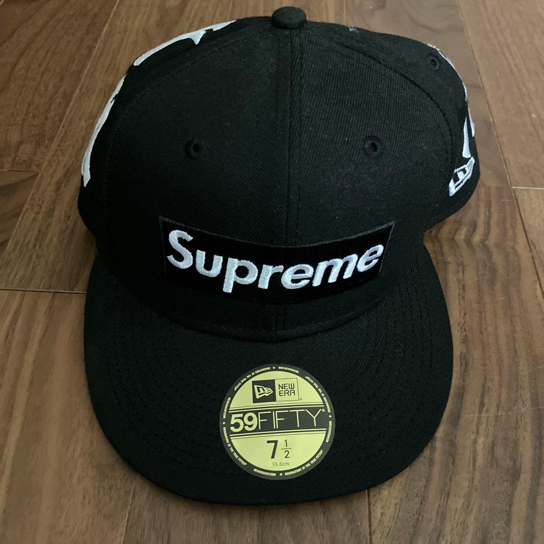 Supreme ブラックキャップ 59FIFTY 楽天市場】supreme 7 1／4 キャップ