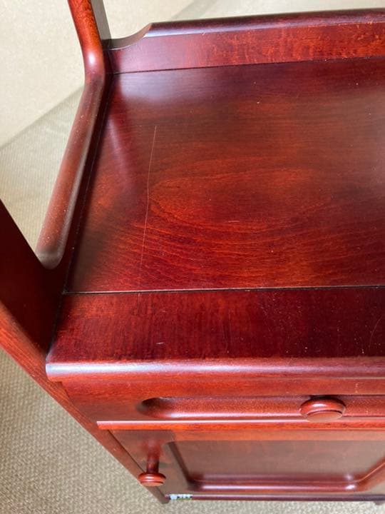 曙工芸 オーロラ3022 キャビネット サイドボード ステンドグラス 曙